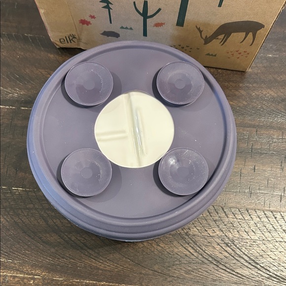 Elk and Friends Plate Set - Purple, Gray, Green, Blue. Suction NIB - Picture 3 of 4